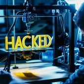 Hacked 3D printer